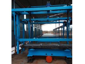 机制水泥漏粪板生产线安装现场