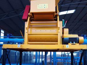 机制水泥漏粪板生产线安装现场